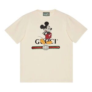 Gucci Mickey Mouse Cream T-Shirt